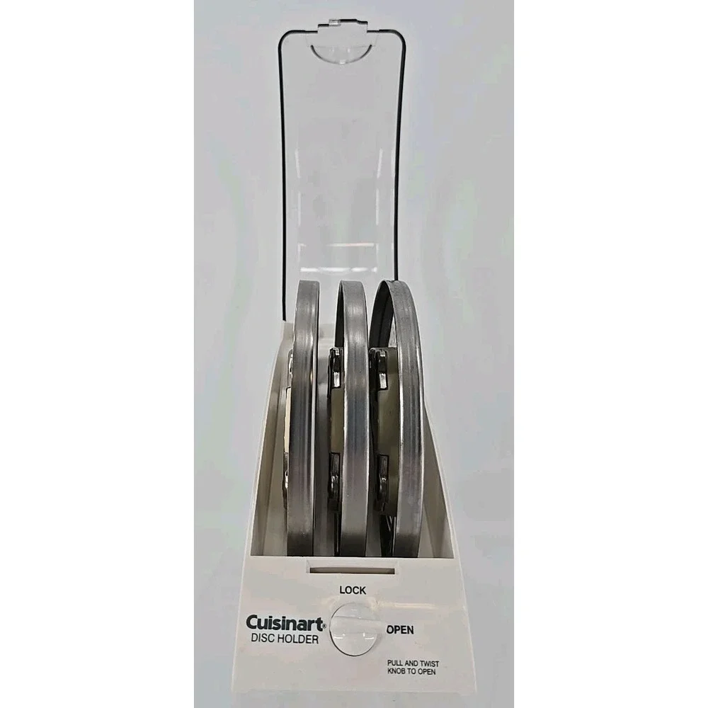 Cuisinart Food Processor Holder &‎ 3 Discs DLC-844TX, 837TX, 842TX DLC-8 DLC-10